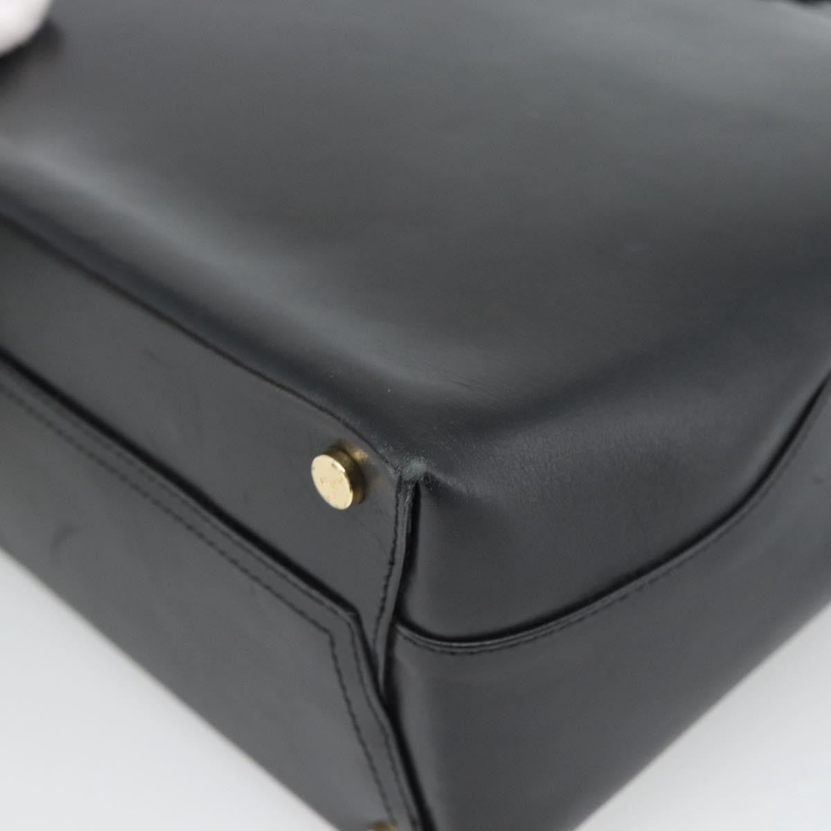 Salvatore Ferragamo Vala Leather Black Leather Shoulder Bag Bag (Pre-Owned)