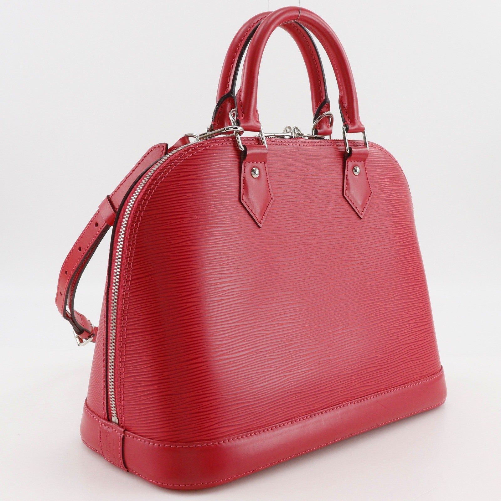 Louis Vuitton Alma Epi Red Leather Handbag (Pre-Owned)