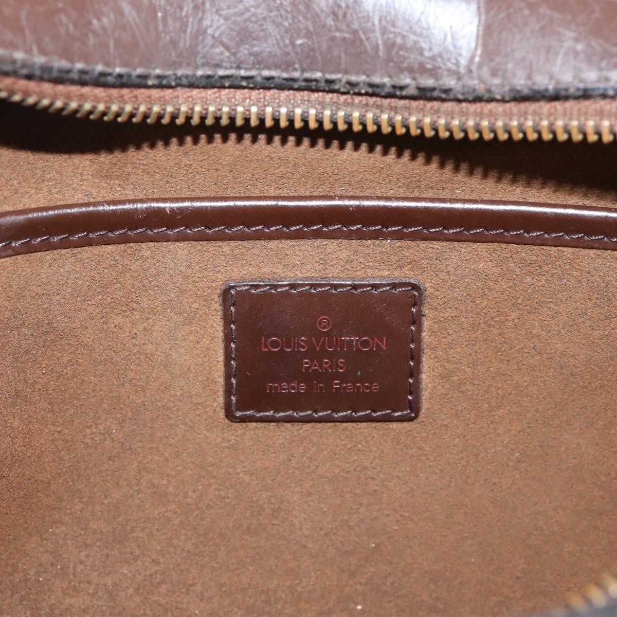 Louis Vuitton Pochette Saint Louis Damier Brown Canvas Clutche & Pouche Bag (Pre-Owned)