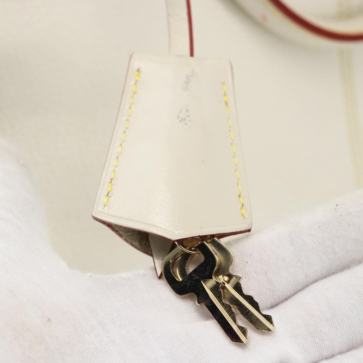 Louis Vuitton Suhali Lockit Leather White Leather Handbag (Pre-Owned)