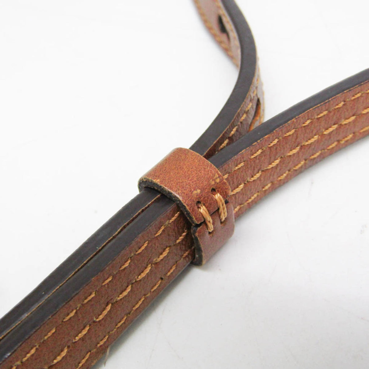 Chloe Nile Studded Suede And Leather Brown Leather Crossbody Bag Bag (Pre-Owned)