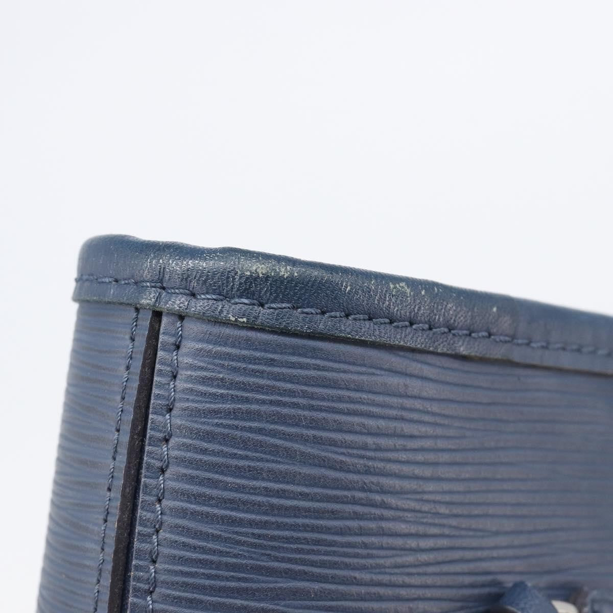 Louis Vuitton Neverfull Epi Leather Blue Leather Tote Bag Bag (Pre-Owned)