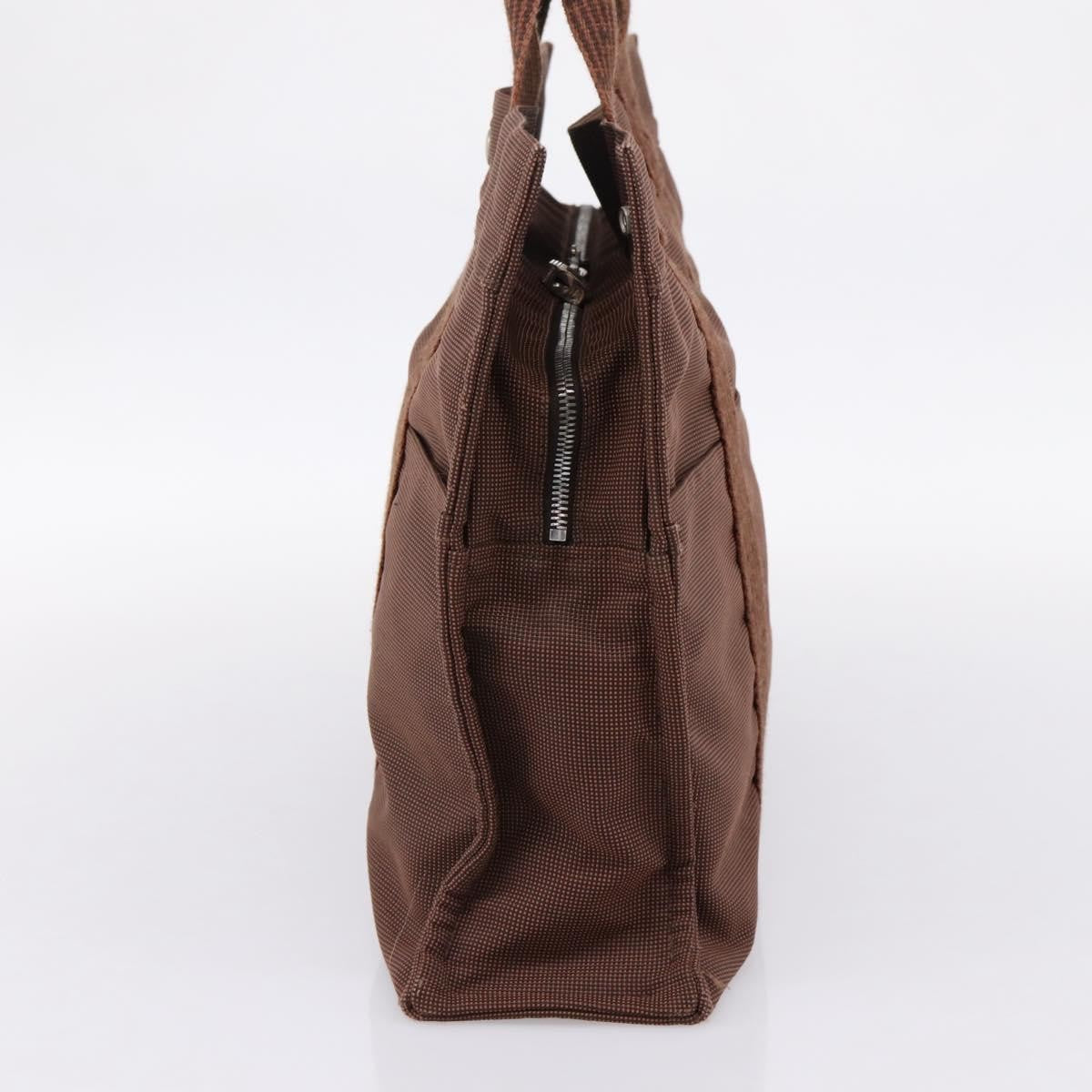 Hermes Fourre-Tout Herline Fourre-Tout Herline Brown Canvas Tote Bag Bag (Pre-Owned)