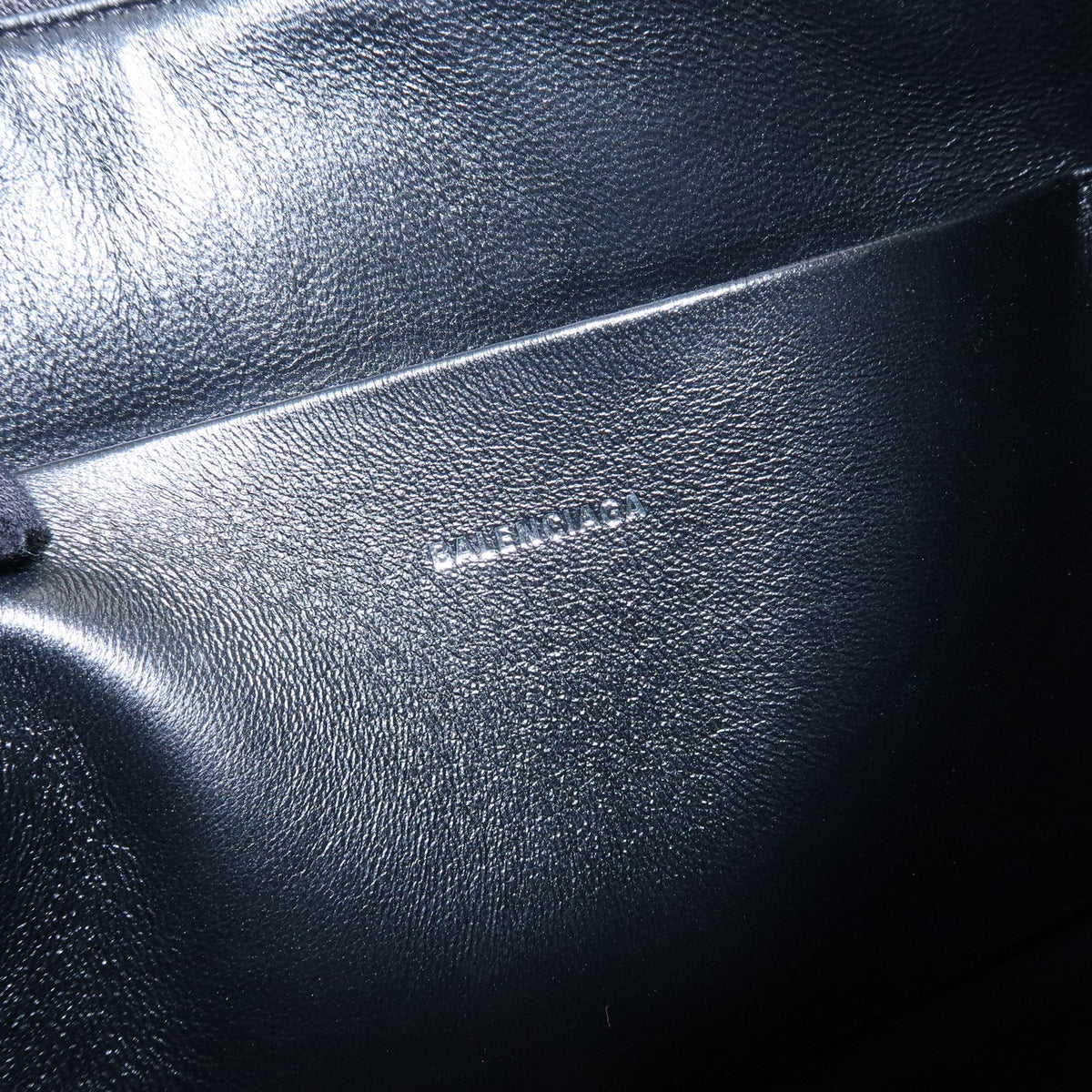 Balenciaga Signature Pouch Monogram Pvc Leather Black Canvas Clutche & Pouche Bag (Pre-Owned)