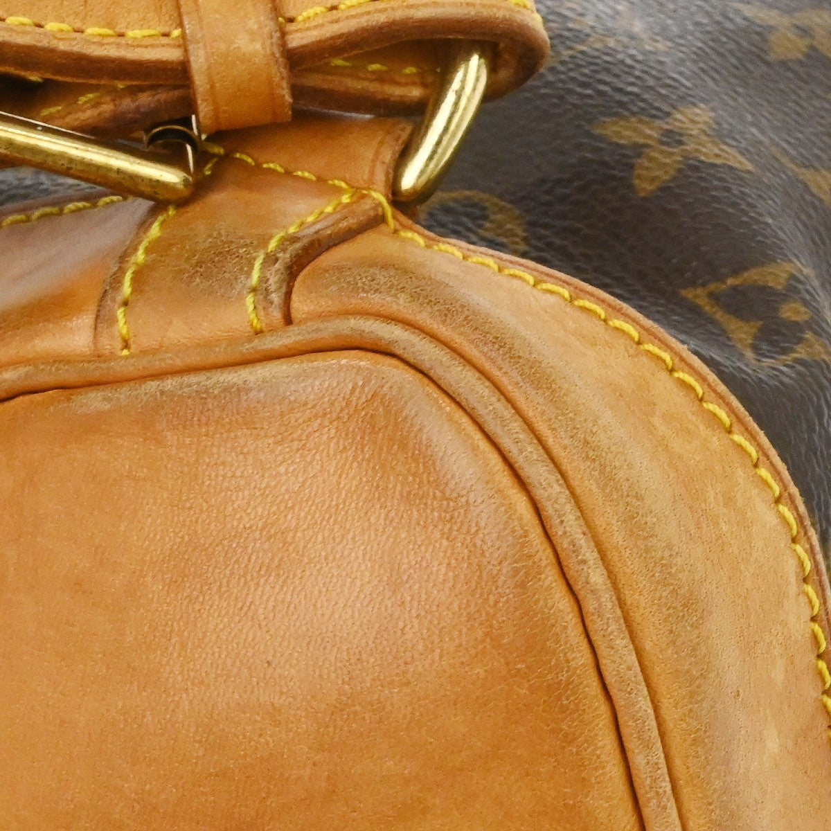 Louis Vuitton Vintage Montsouris Monogram Canvas Brown Canvas Backpack Bag (Pre-Owned)