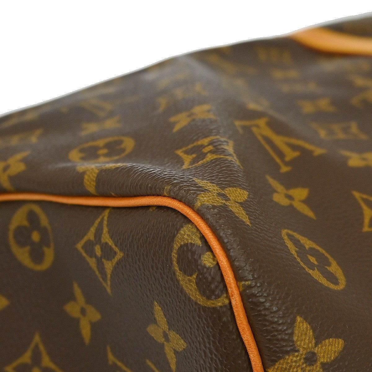 Louis Vuitton Keepall Bandouliere Monogram Canvas Brown Canvas Travel Bag Bag (Pre-Owned)
