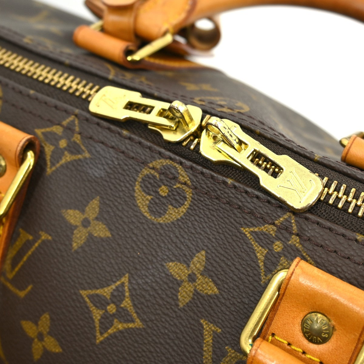 Louis Vuitton Keepall Monogram Canvas Brown Canvas Travel Bag Bag (Pre-Owned)