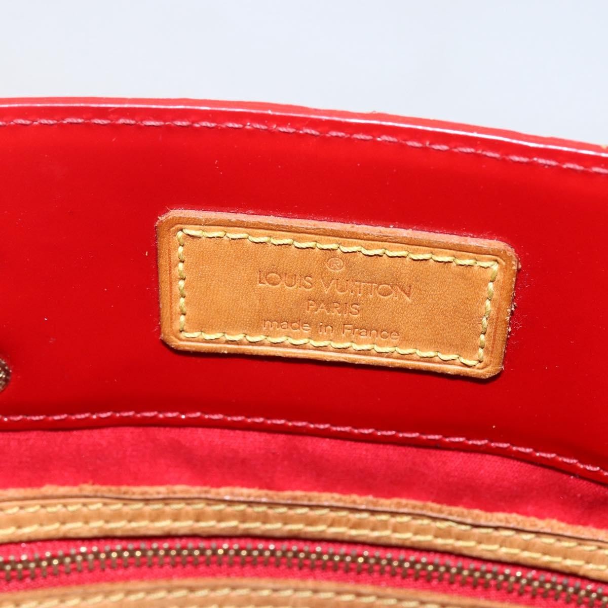 Louis Vuitton Reade Monogram Vernis Red Patent_Leather Handbag (Pre-Owned)
