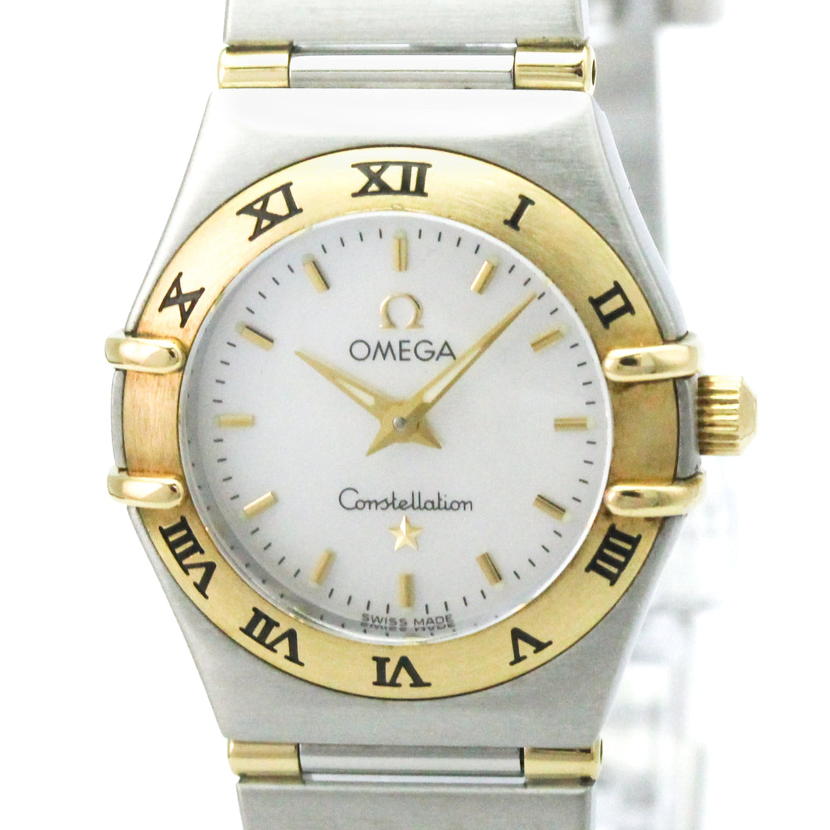Omega Constellation Quartz Stainless Steel And Yellow Gold Watch (Pre-Owned)