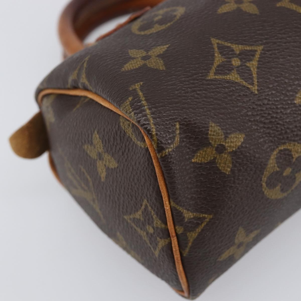 Louis Vuitton Speedy Mini Hl Monogram Canvas Brown Canvas Handbag (Pre-Owned)