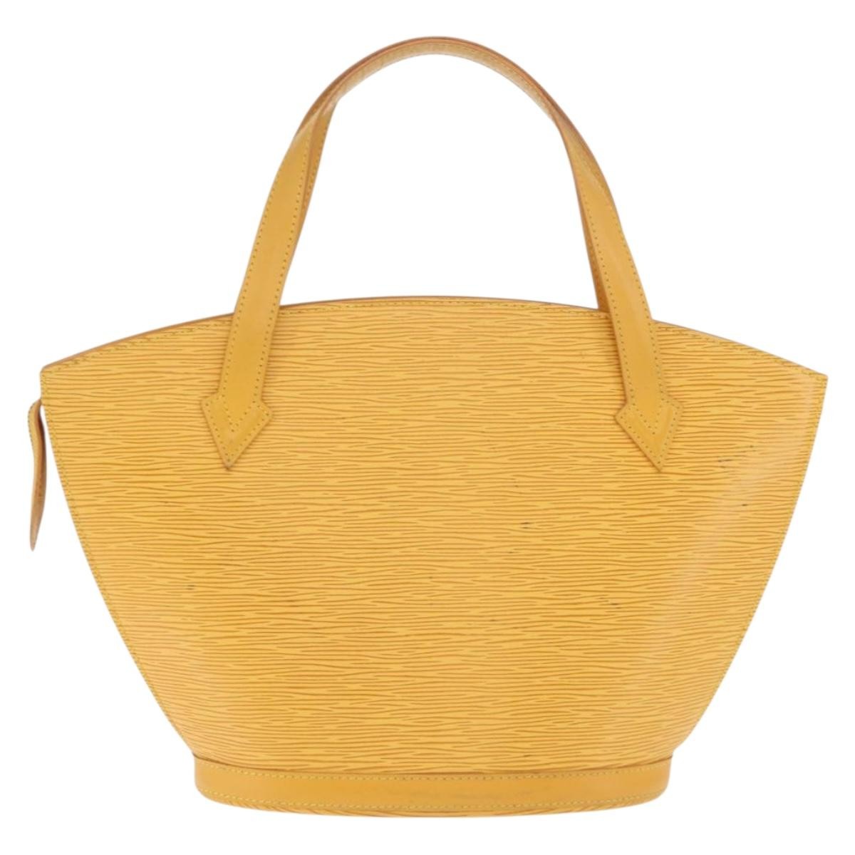 Louis Vuitton Saint Jacques Epi Leather Yellow Leather Handbag (Pre-Owned)