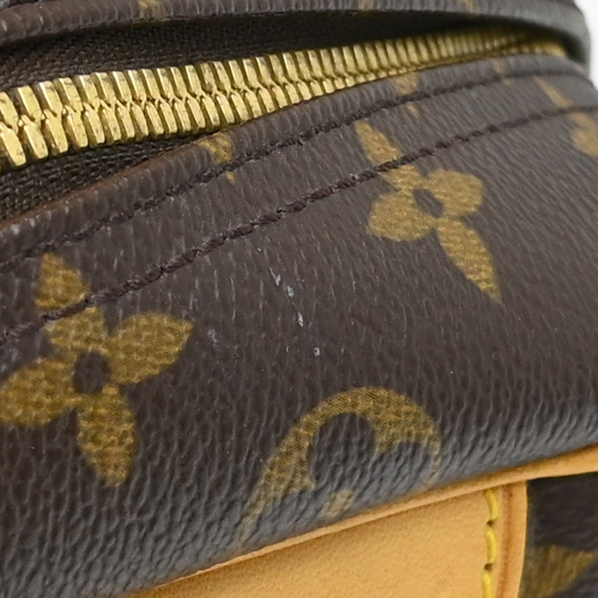 Louis Vuitton Deauville Monogram Canvas Brown Canvas Handbag (Pre-Owned)
