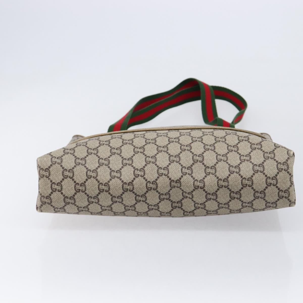 Gucci Ophidia Front Pocket Gg Coated Canvas Beige Canvas Briefcase Bag (Pre-Owned)