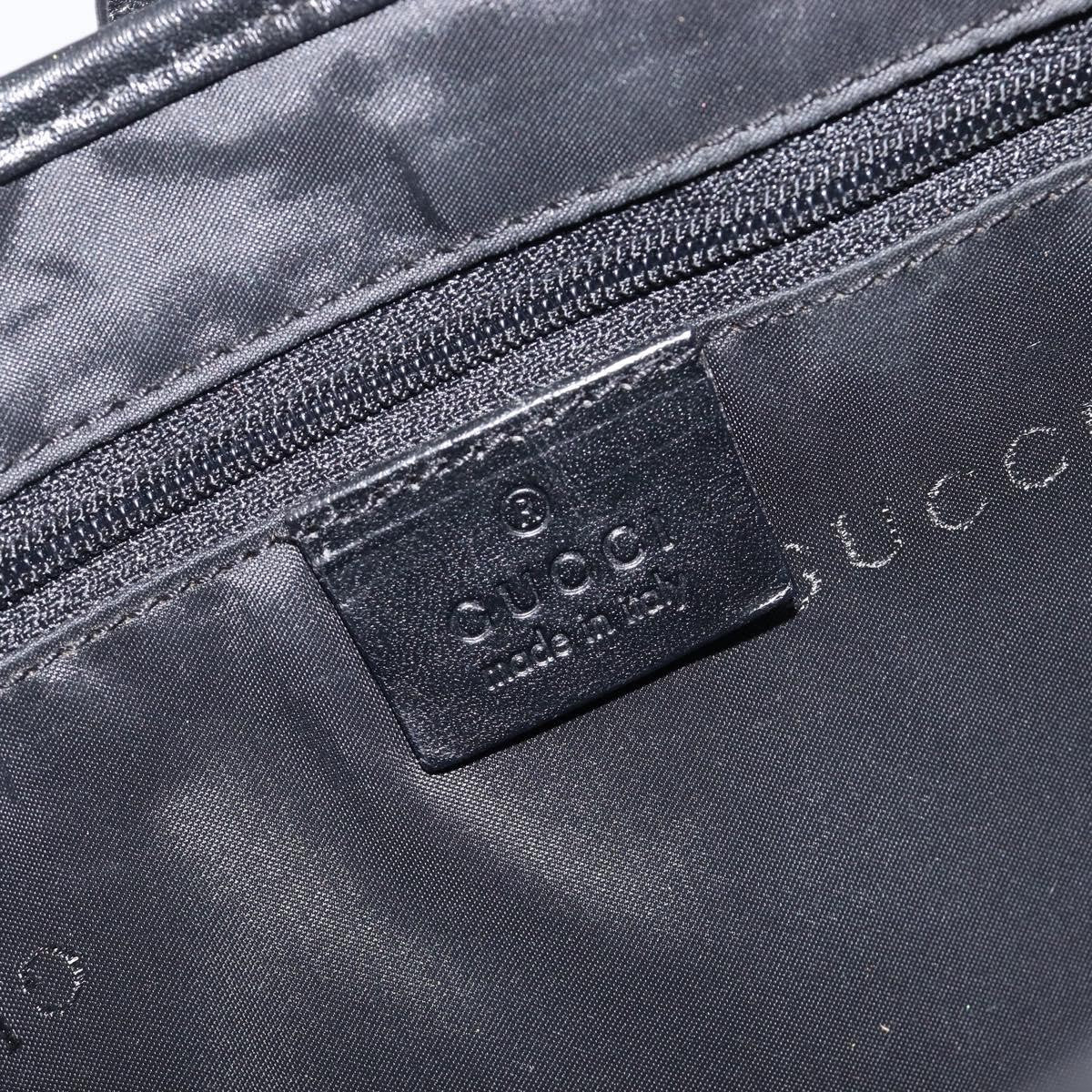 Gucci Vintage Jackie Shoulder Velvet And Leather Black Velvet Handbag (Pre-Owned)