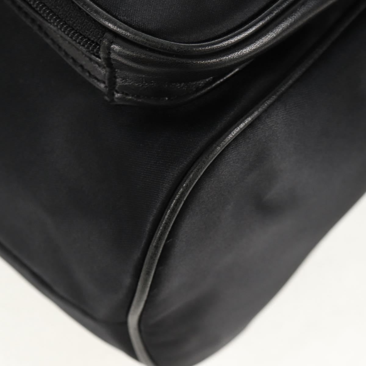 Valentino Garavani Backpack Nylon Black Nylon Backpack Bag (Pre-Owned)