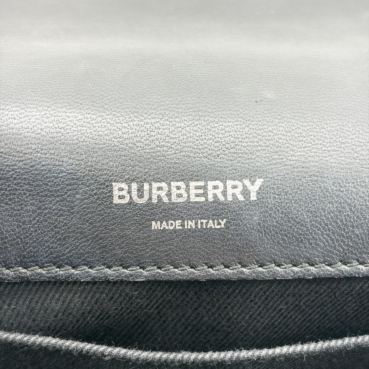 Burberry Lola Wallet On Chain Quilted Leather Black Calfskin Crossbody Bag Bag (Pre-Owned)