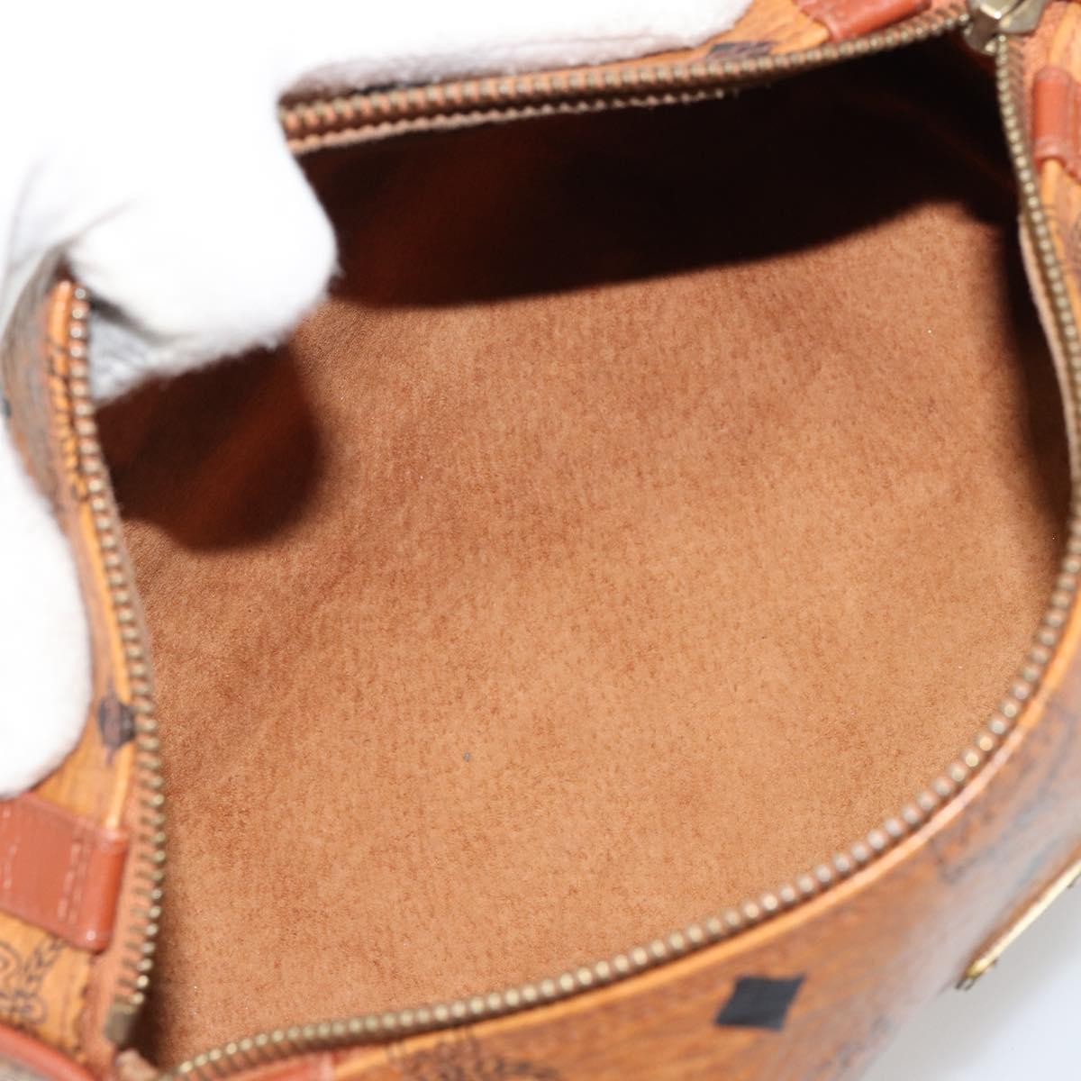 MCM Vintage Vicetos Leather Brown Leather Shoulder Bag Bag (Pre-Owned)