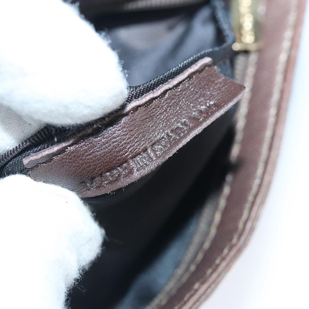 Loewe Vintage Leather Brown Leather Shoulder Bag Bag (Pre-Owned)