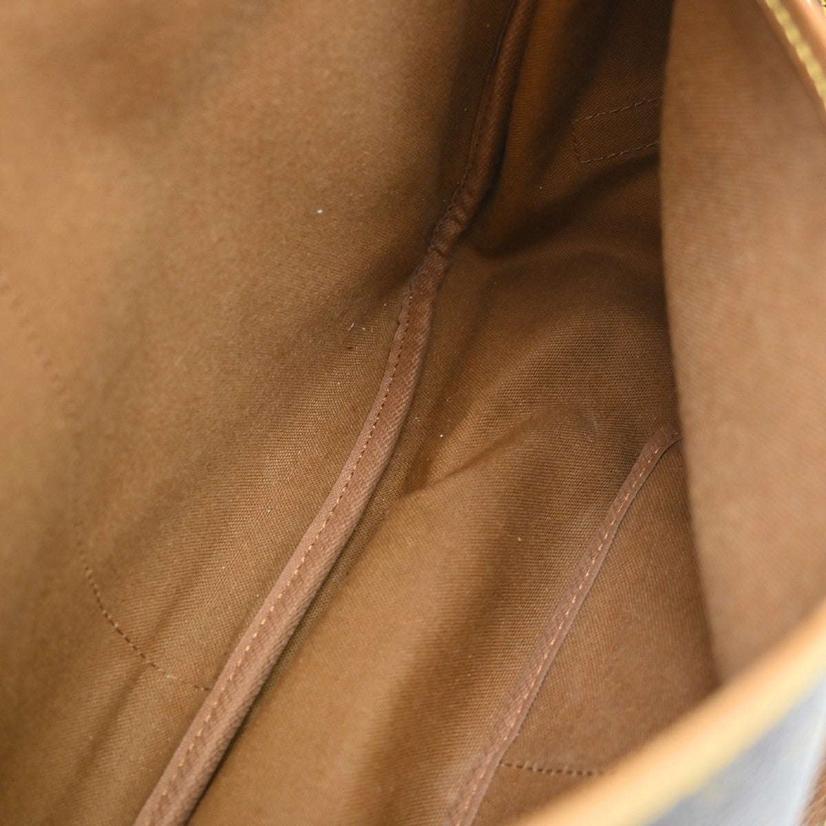 Louis Vuitton Saumur Monogram Canvas Brown Canvas Shoulder Bag Bag (Pre-Owned)