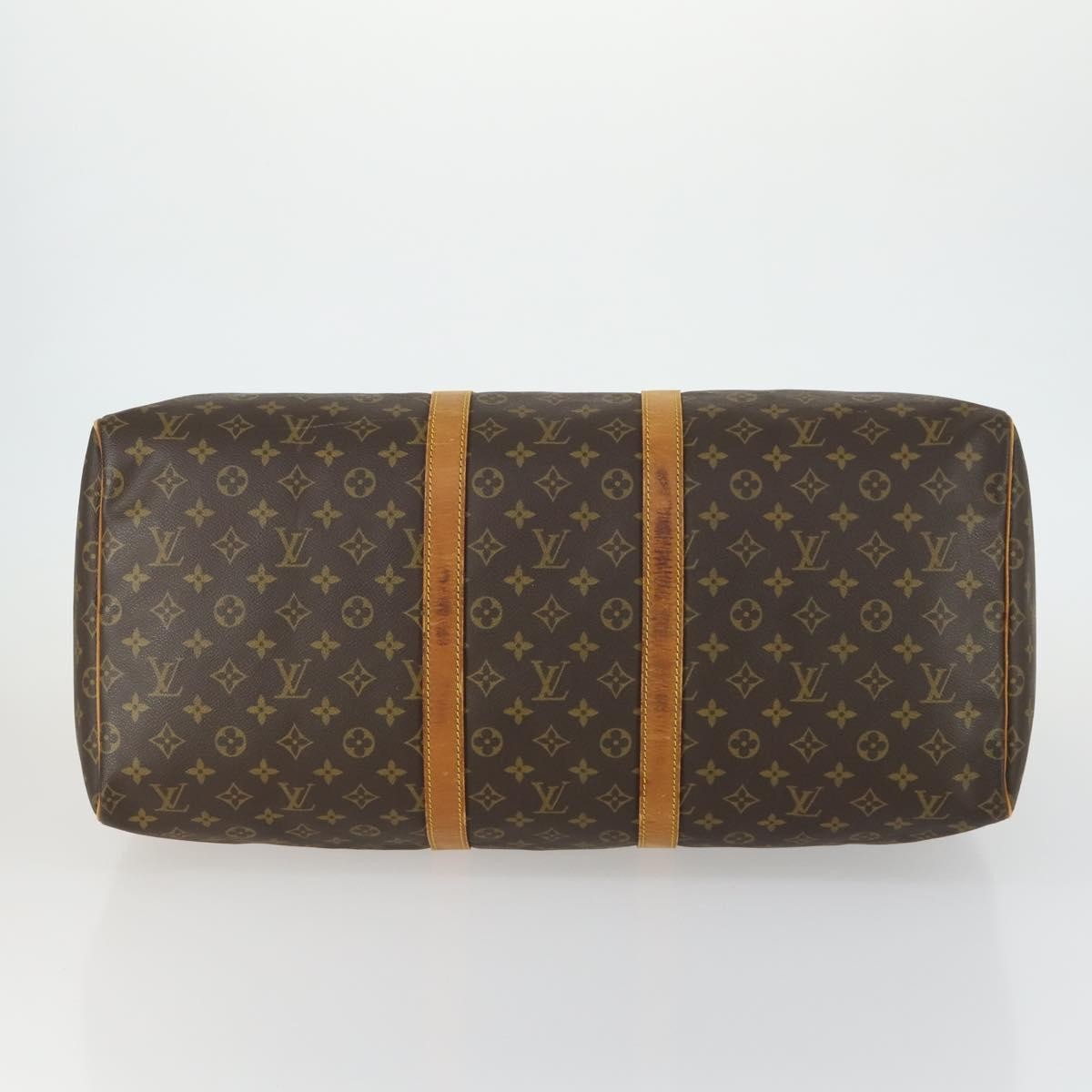 Louis Vuitton Keepall Monogram Canvas Brown Canvas Travel Bag Bag (Pre-Owned)