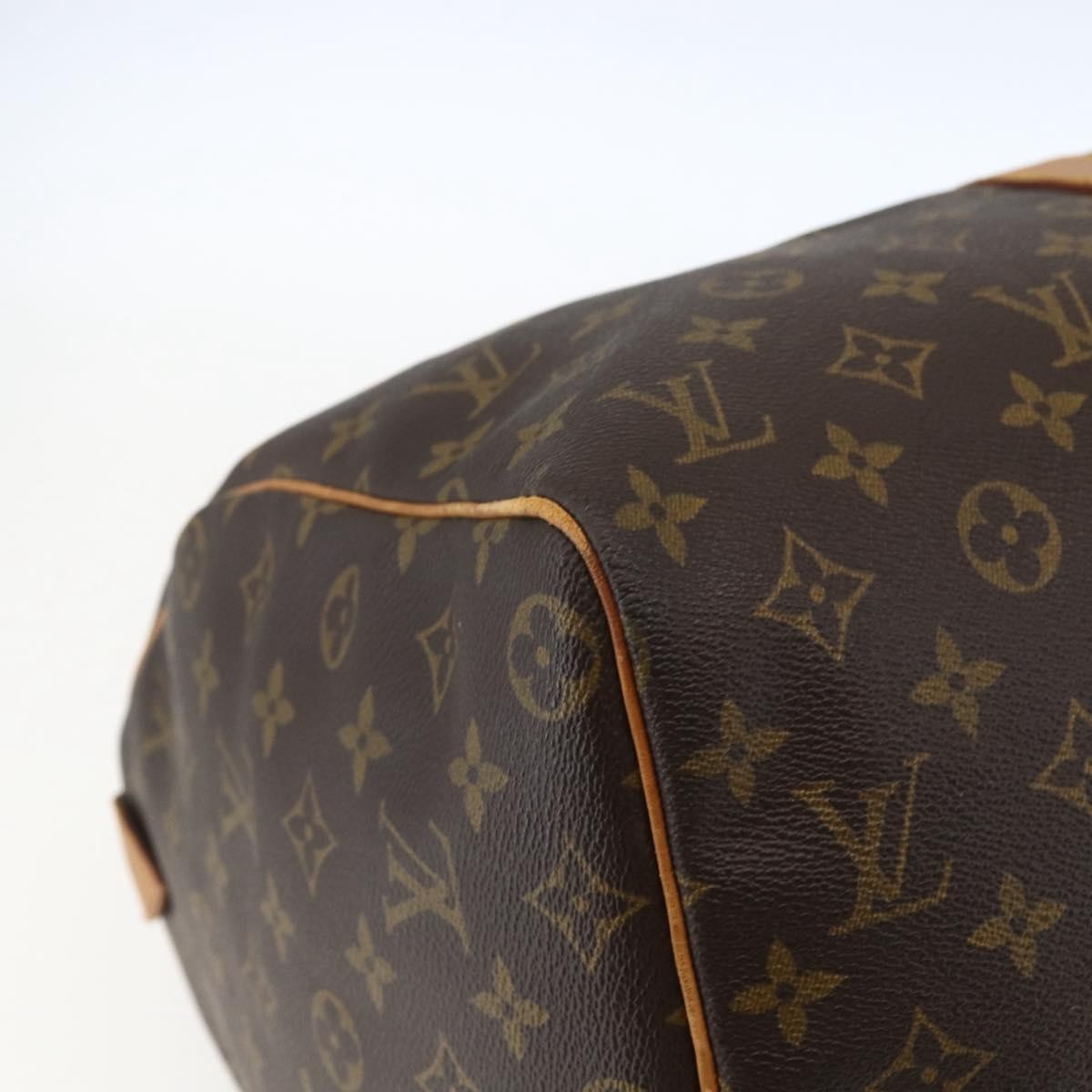 Louis Vuitton Keepall Monogram Canvas Brown Canvas Travel Bag Bag (Pre-Owned)
