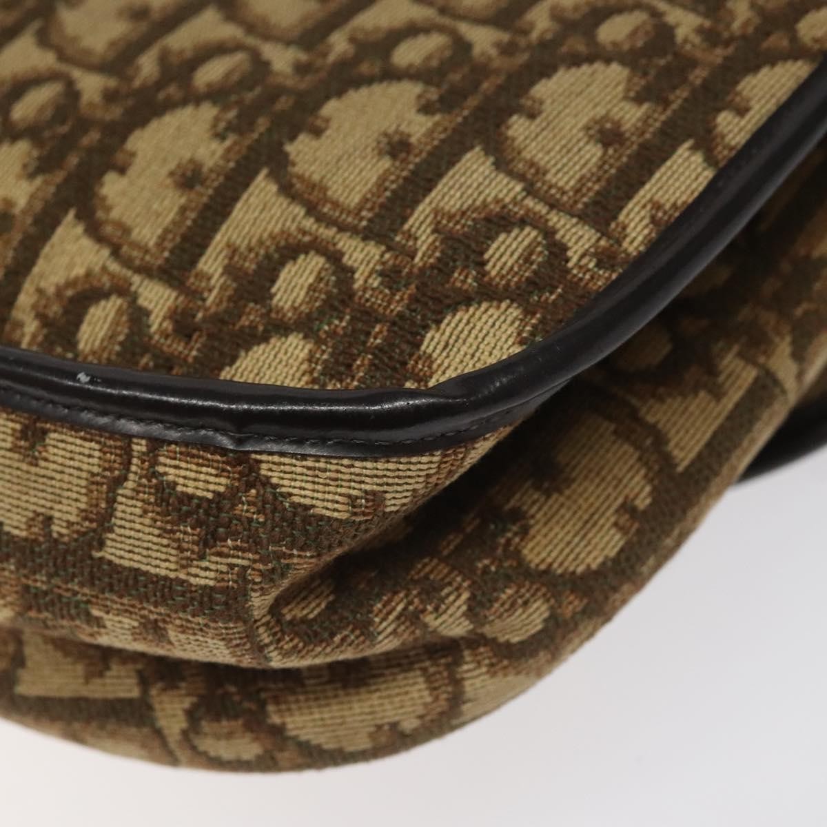Christian Dior Vintage Trotter Canvas Brown Canvas Shoulder Bag Bag (Pre-Owned)
