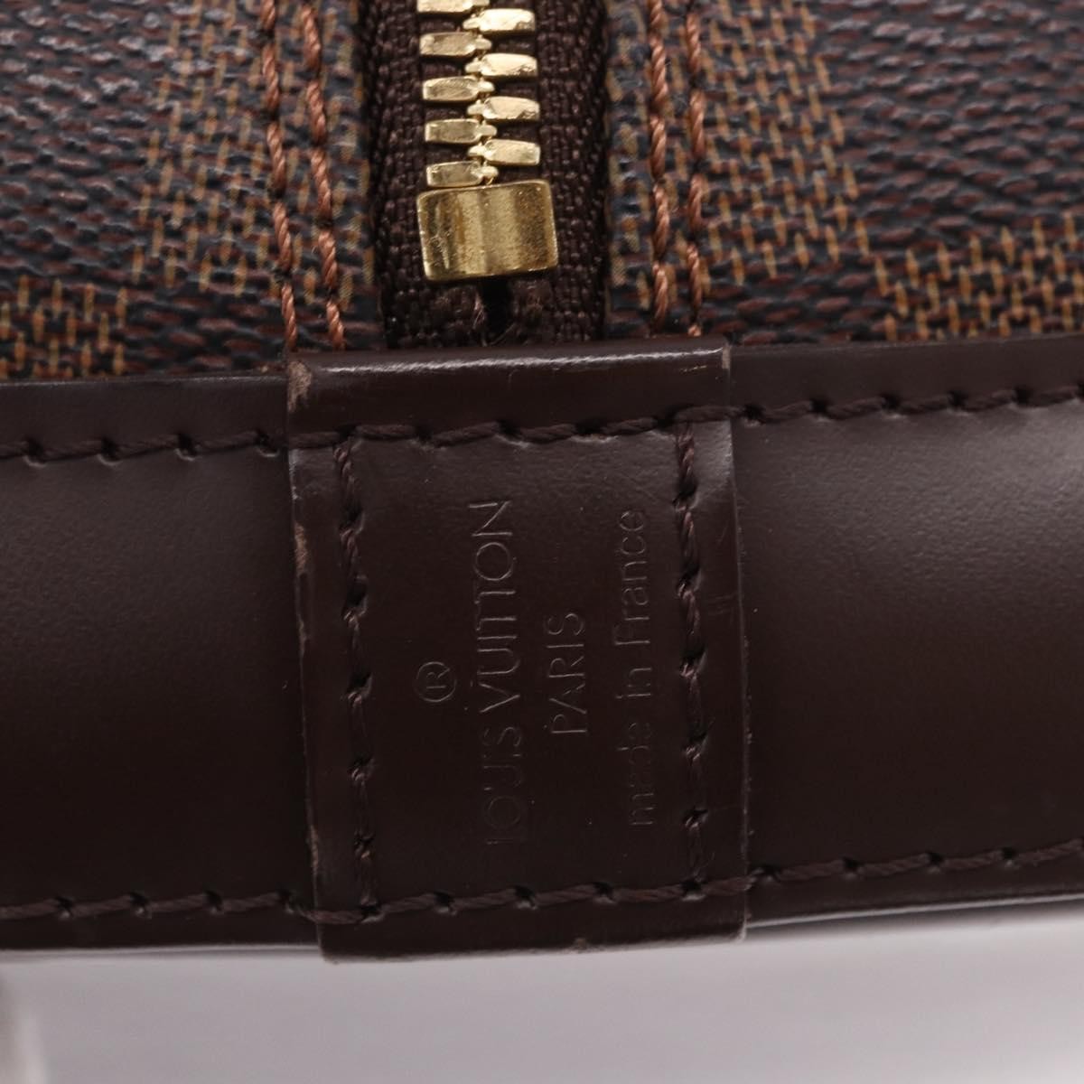 Louis Vuitton Alma Damier Brown Canvas Handbag (Pre-Owned)