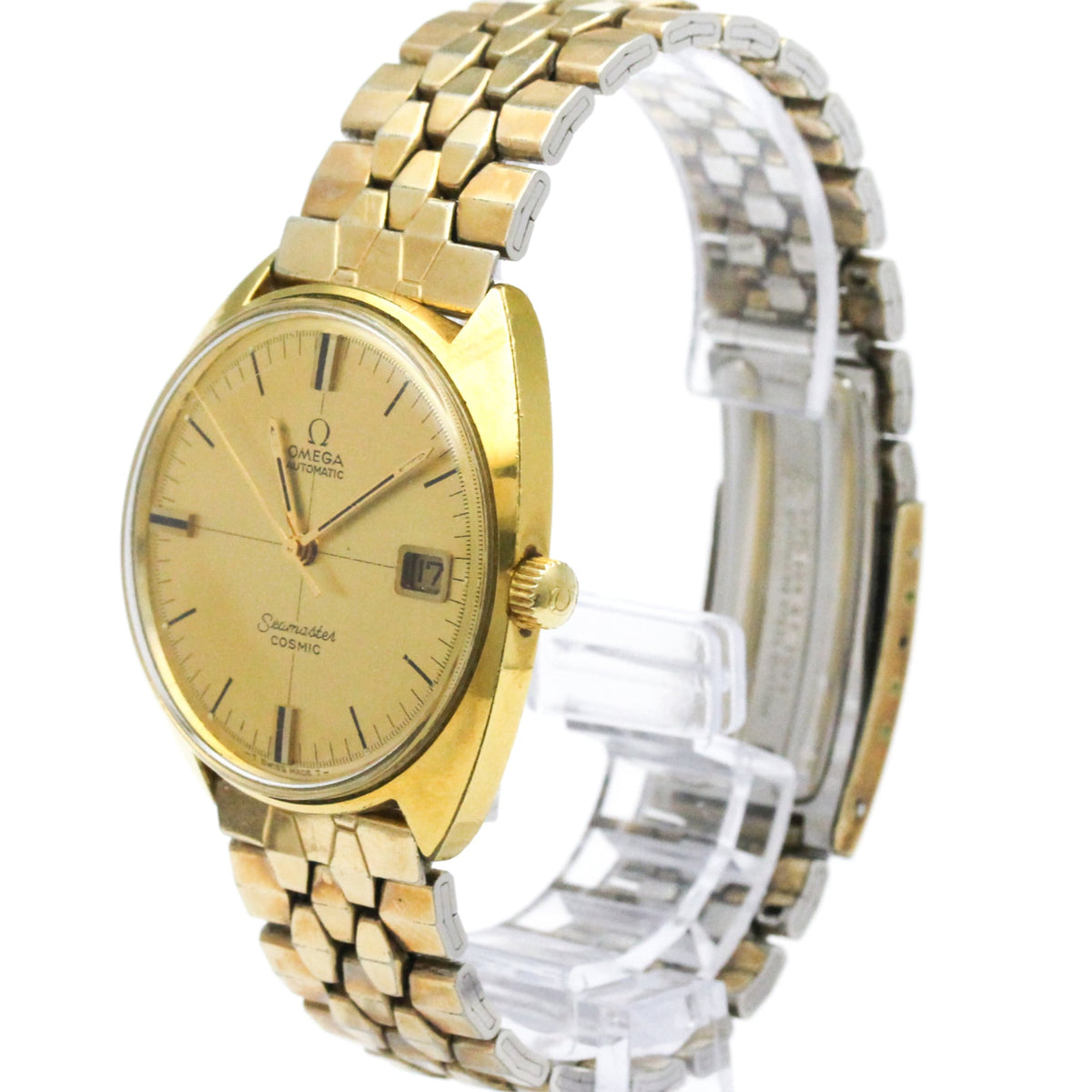 Omega Seamaster Cosmic Automatic Gold Plated Watch (Pre-Owned)