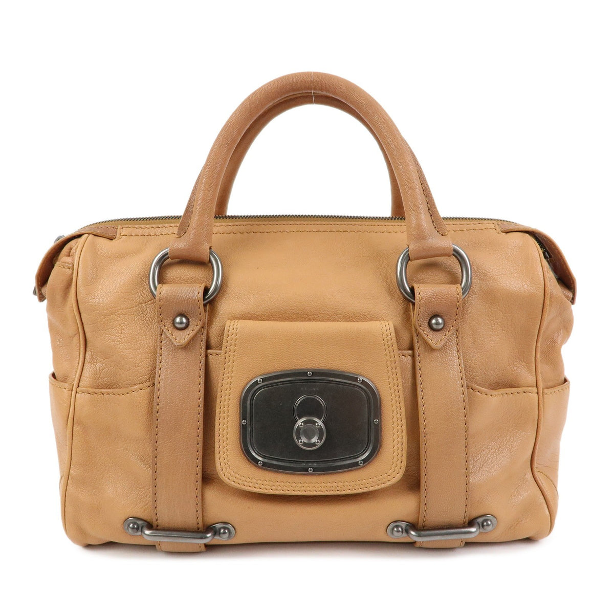 Celine Handbag Leather Brown Leather Handbag (Pre-Owned)