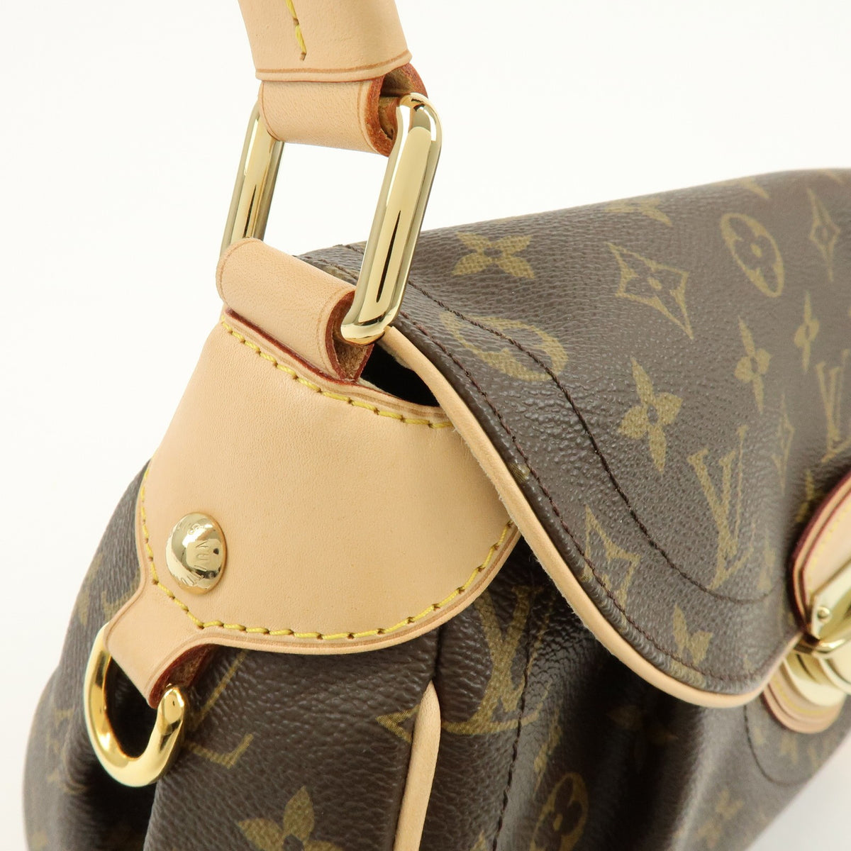Louis Vuitton Beverly Monogram Canvas Brown Canvas Handbag (Pre-Owned)