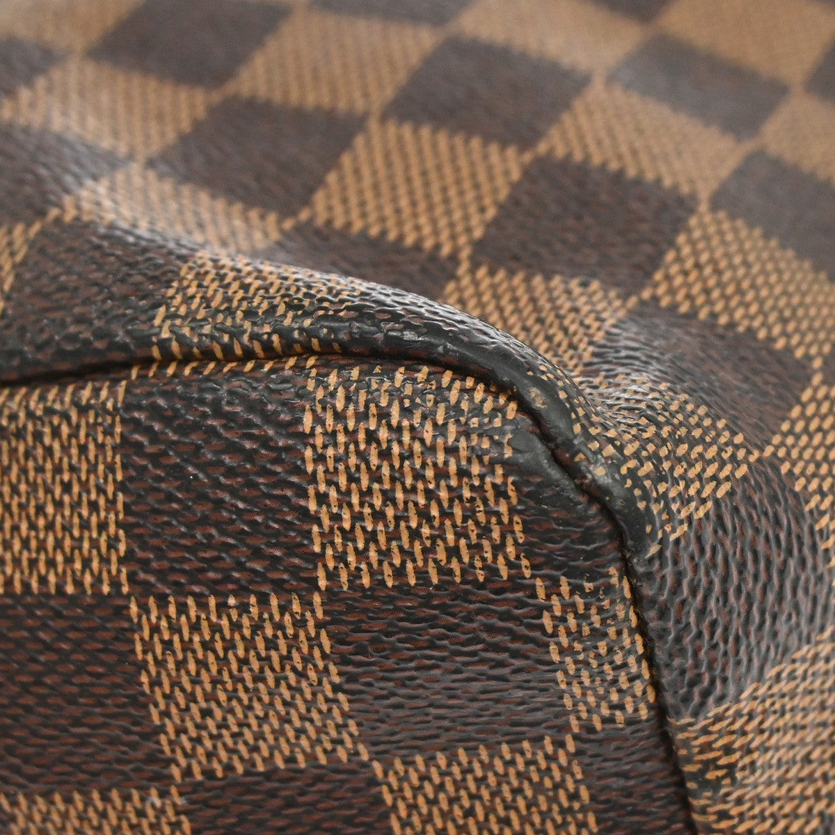 Louis Vuitton Olav Damier Ebene Brown Canvas Shoulder Bag Bag (Pre-Owned)