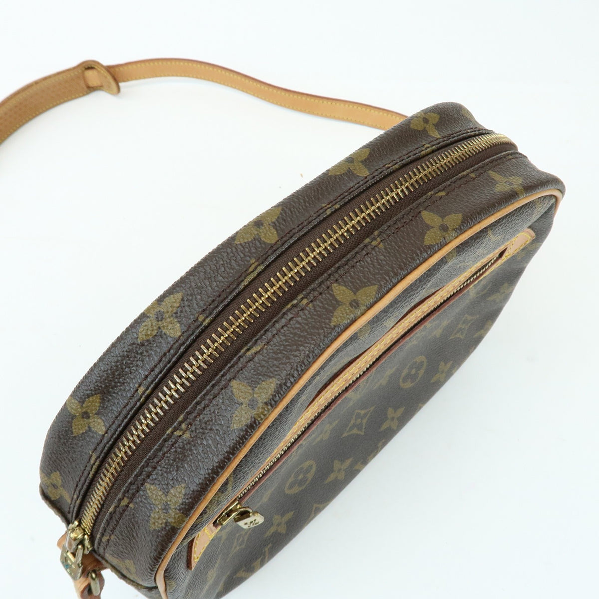 Louis Vuitton Senlis Monogram Canvas Brown Canvas Shoulder Bag Bag (Pre-Owned)