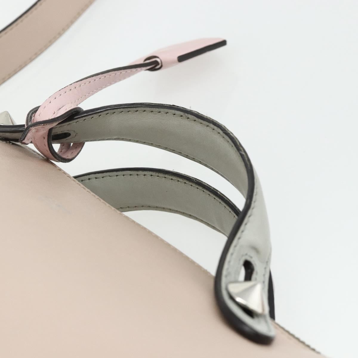 Fendi By The Way Satchel Leather Beige Leather Handbag (Pre-Owned)