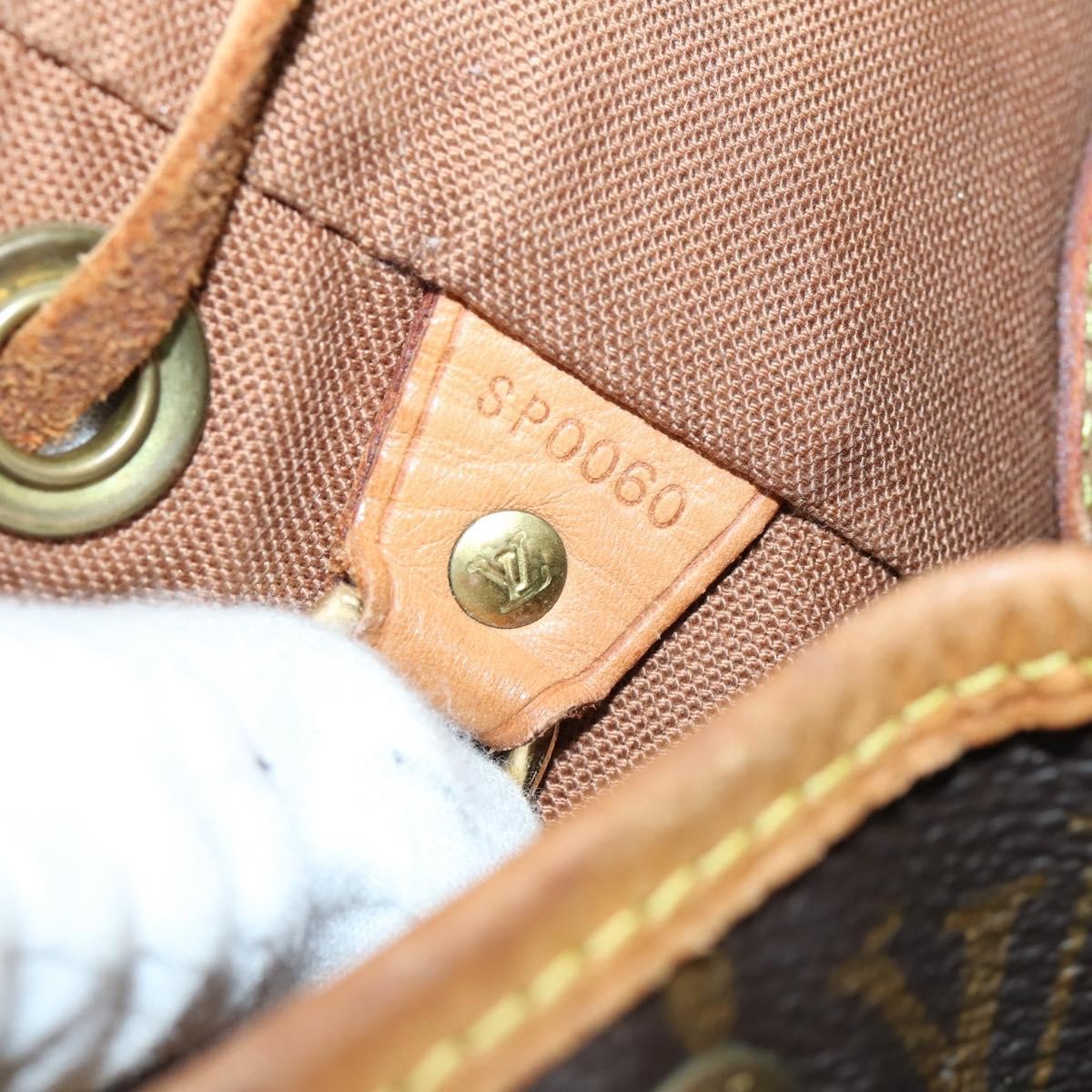 Louis Vuitton Vintage Montsouris Monogram Canvas Brown Canvas Backpack Bag (Pre-Owned)