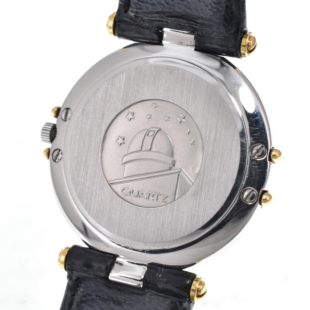 Omega Constellation Quartz Stainless Steel And Yellow Gold With Diamond Bezel And Markers And Mother Of Pearl Watch (Pre-Owned)