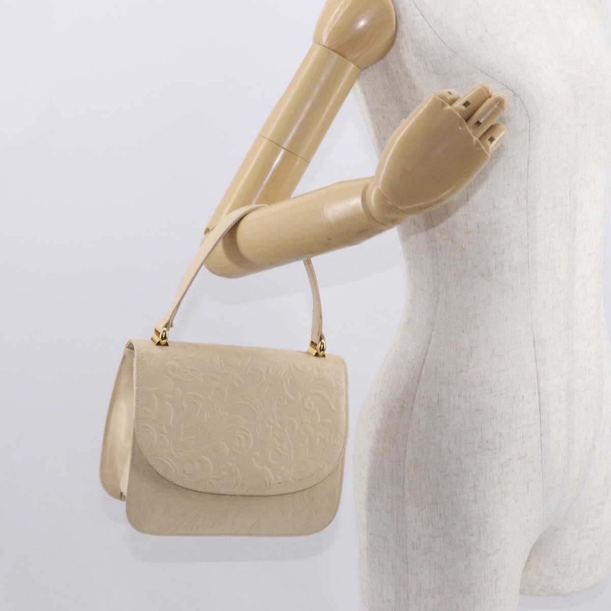 Balenciaga Vintage Leather Beige Leather Handbag (Pre-Owned)