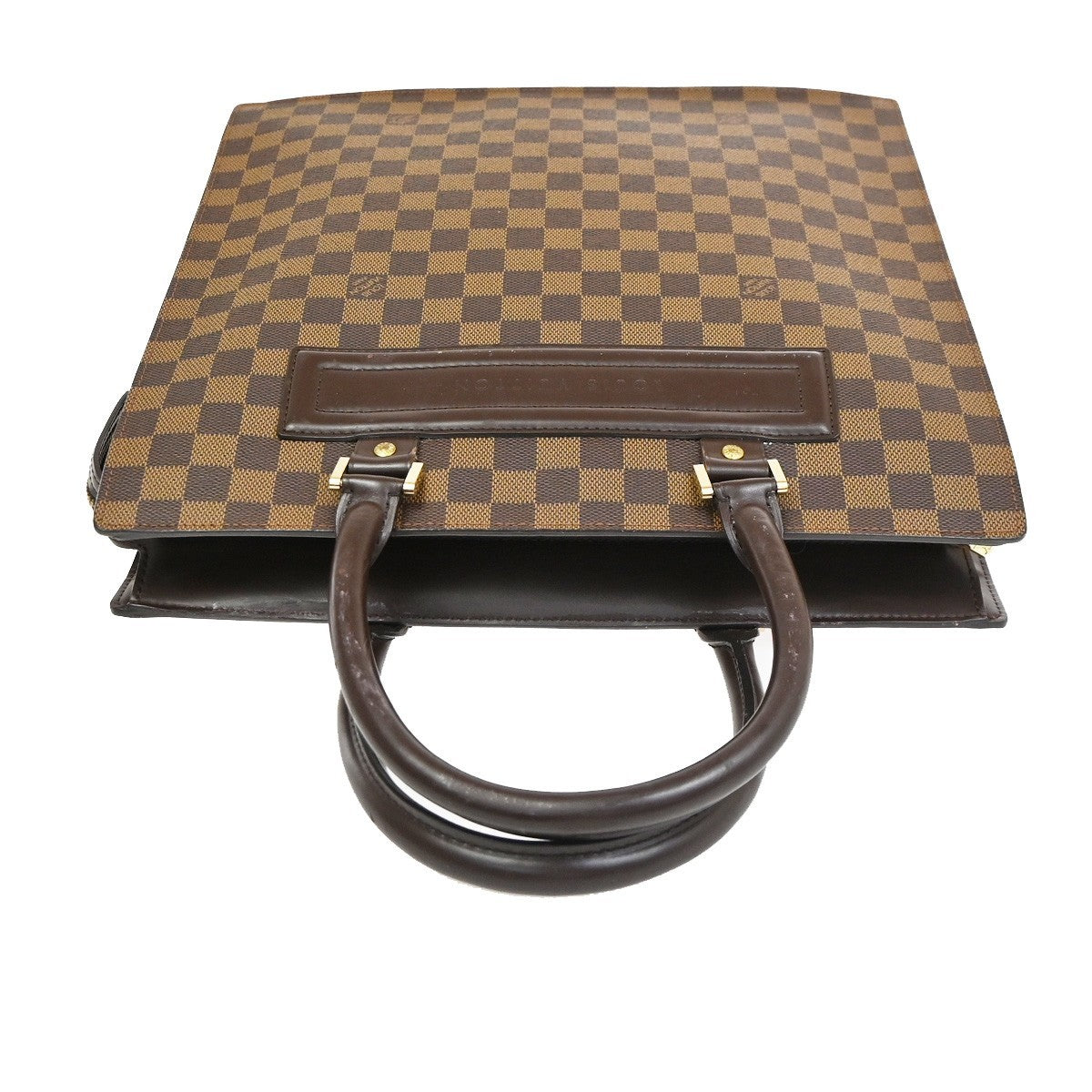 Louis Vuitton Venice Sac Plat Damier Ebene Brown Canvas Tote Bag Bag (Pre-Owned)