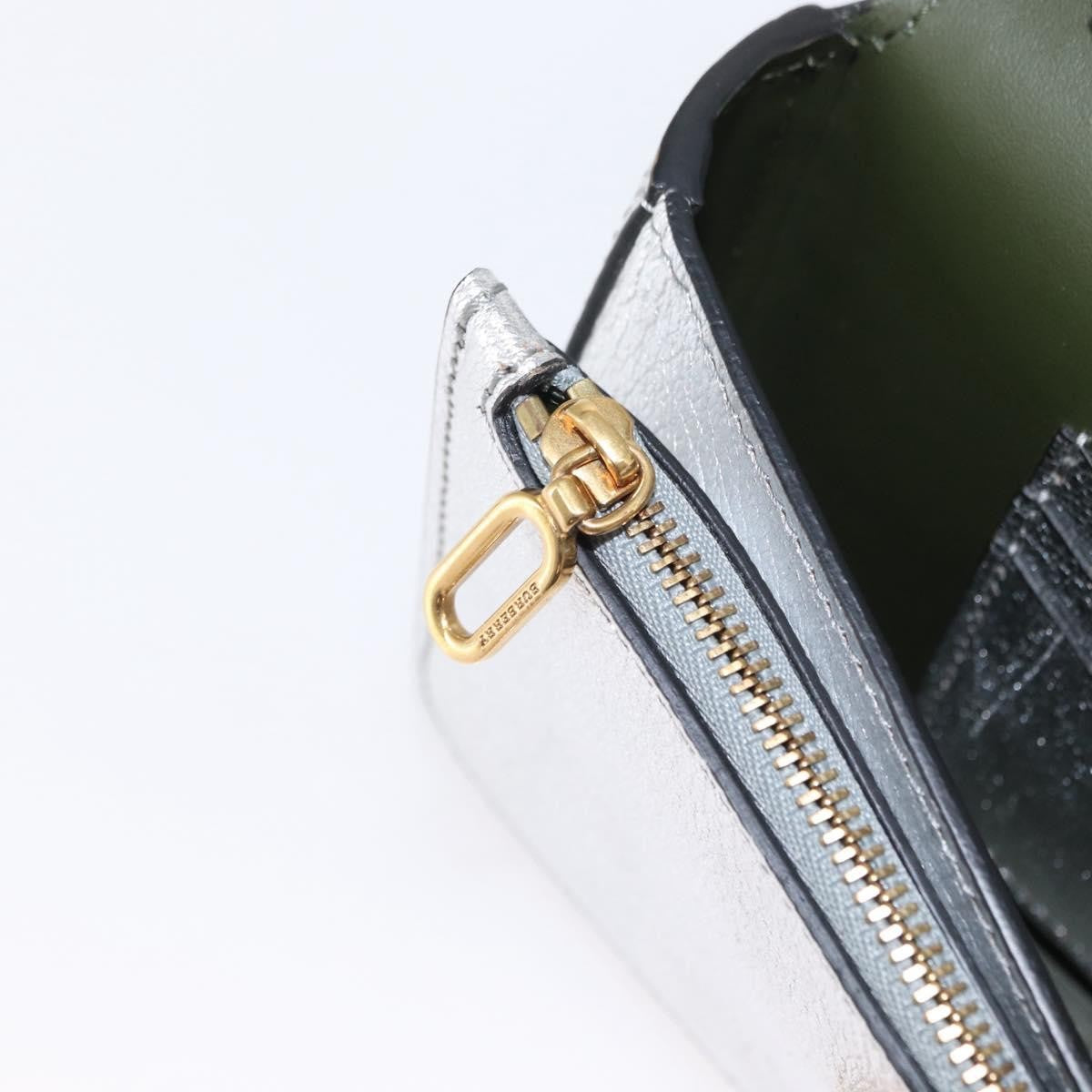 Burberry D-Ring Chain Leather Silver Leather Shoulder Bag Bag (Pre-Owned)
