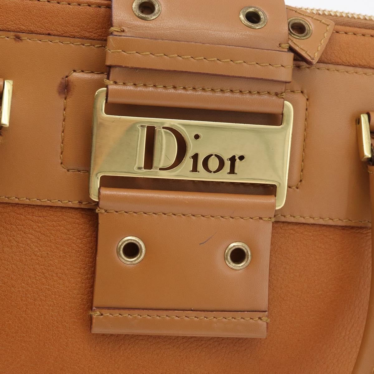 Christian Dior Street Chic Uptown Alligator Brown Leather Handbag (Pre-Owned)