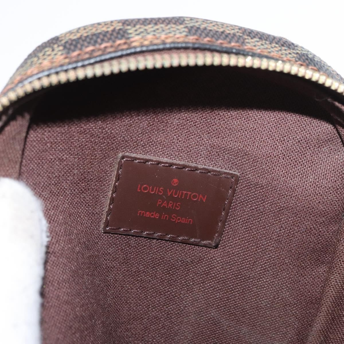 Louis Vuitton Pochette Gange Damier Brown Canvas Clutche & Pouche Bag (Pre-Owned)