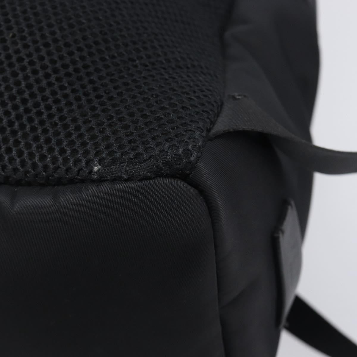 Fendi Monster Nylon With Leather Black Leather Backpack Bag (Pre-Owned)
