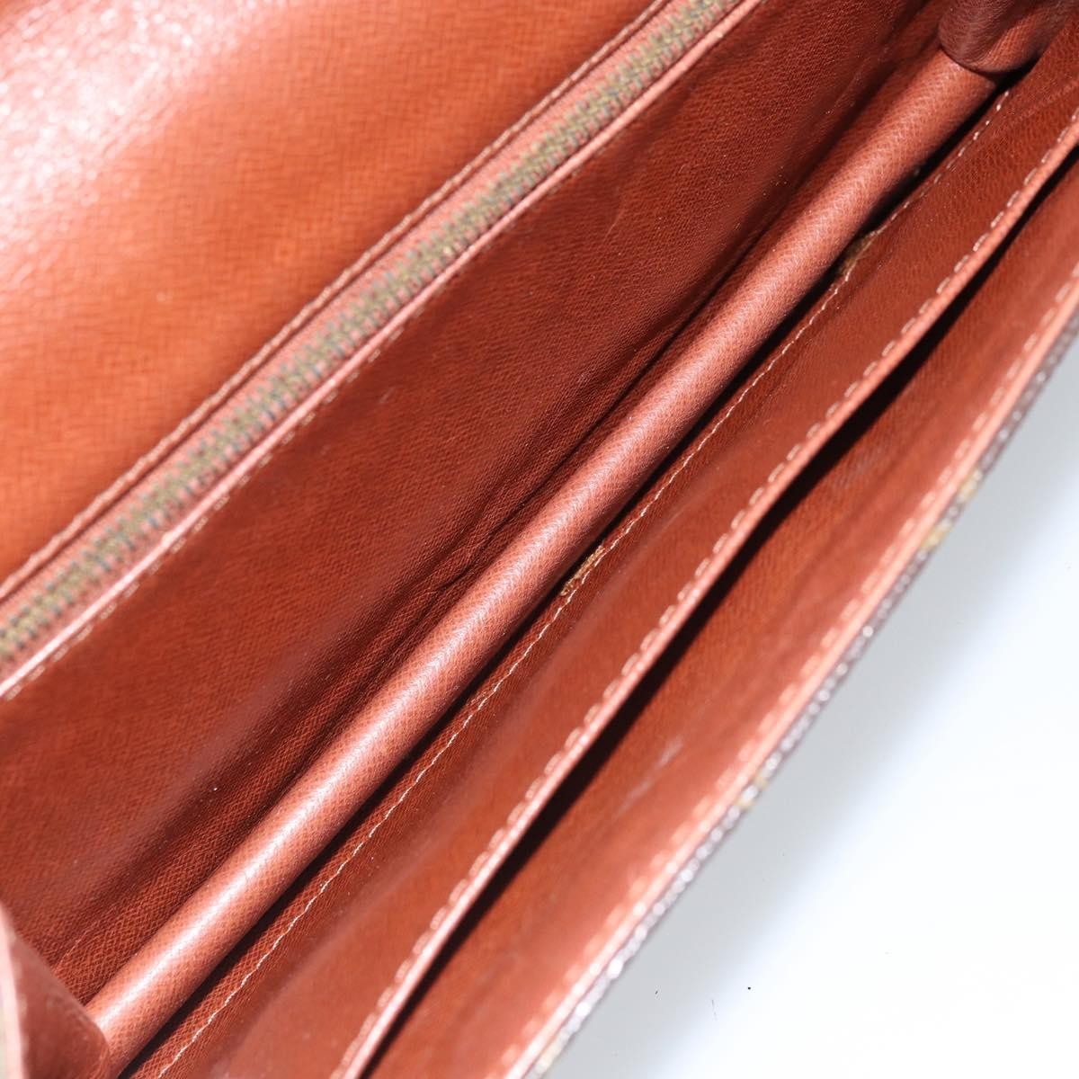 Louis Vuitton Dame Pochette Monogram Canvas Brown Canvas Clutche & Pouche Bag (Pre-Owned)