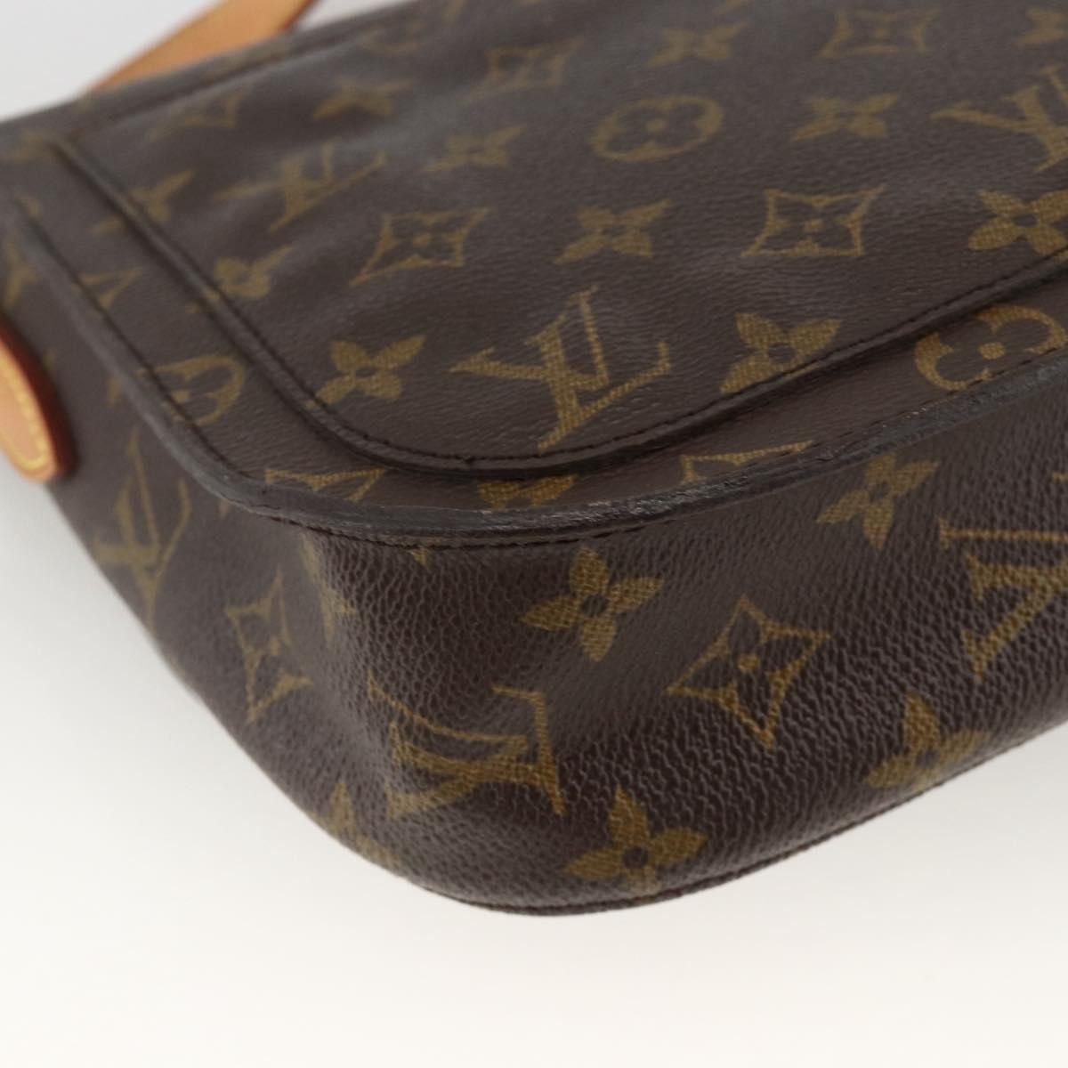 Louis Vuitton Saint Cloud Monogram Canvas Brown Canvas Handbag (Pre-Owned)
