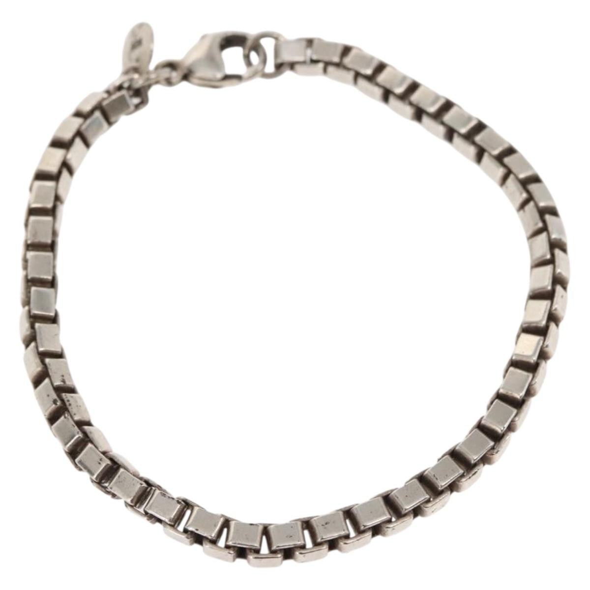 Tiffany & Co. Venetian Link Sterling Silver Silver Silver Bracelet Jewelry (Pre-Owned)