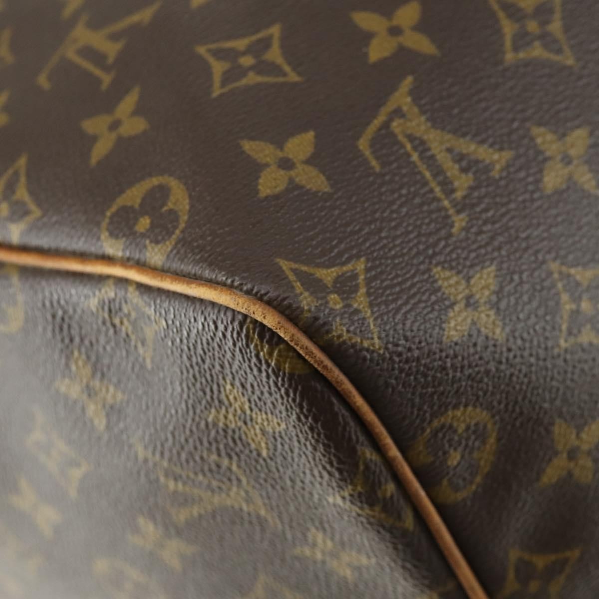 Louis Vuitton Keepall Monogram Canvas Brown Canvas Travel Bag Bag (Pre-Owned)