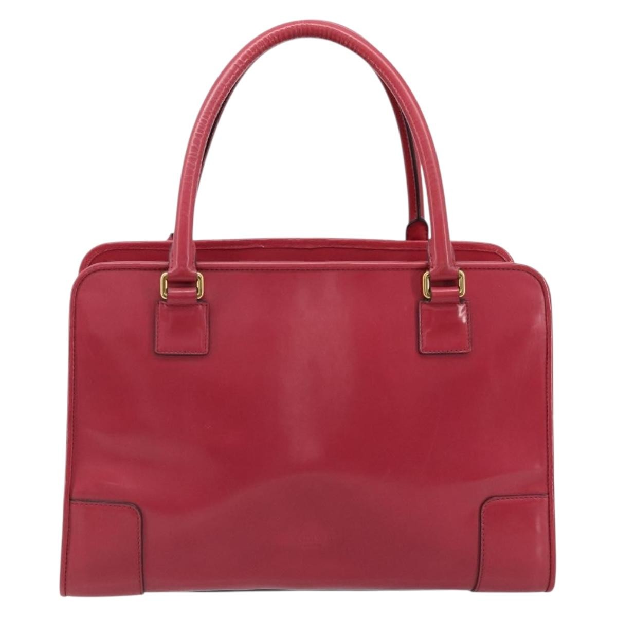 Loewe Amazona Patent Pink Patent_Leather Handbag (Pre-Owned)