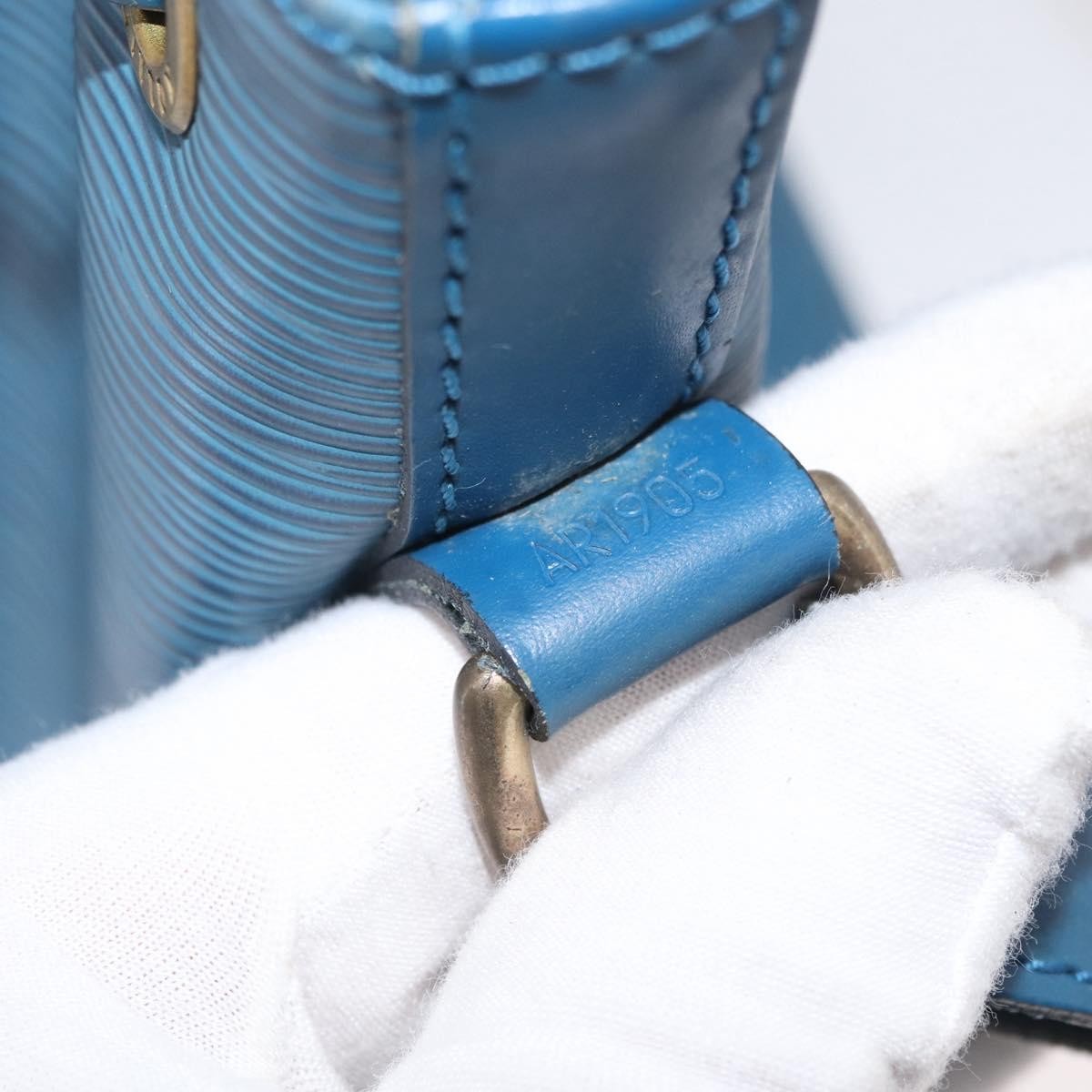 Louis Vuitton Petit Noe Epi Leather Blue Leather Shoulder Bag Bag (Pre-Owned)