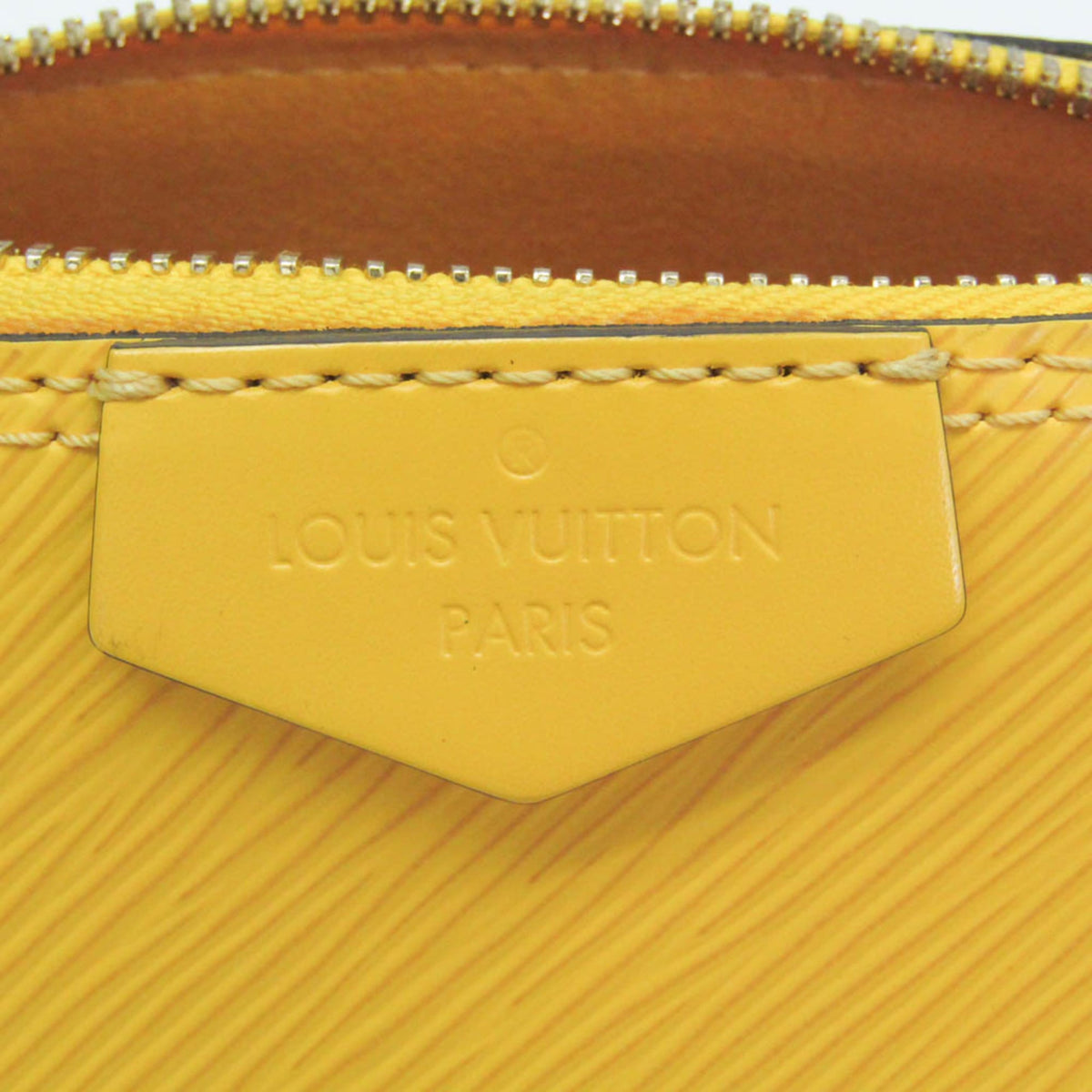 Louis Vuitton Alma Chain Epi Leather Yellow Leather Shoulder Bag Bag (Pre-Owned)