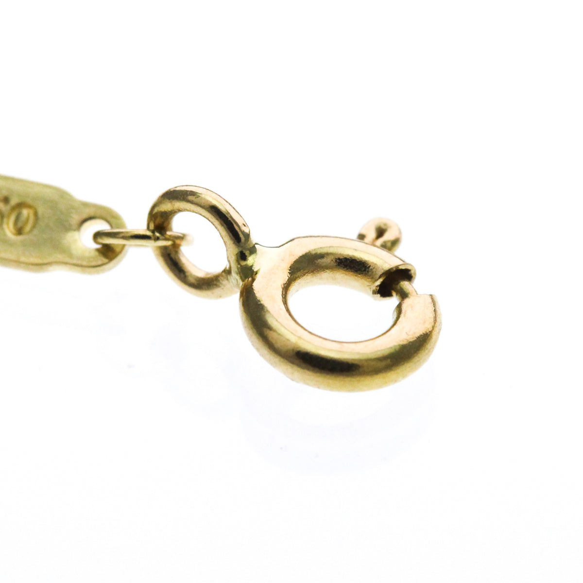 Tiffany & Co. T Smile Pendant 18K Yellow Gold Gold Yellow_Gold Necklace Jewelry (Pre-Owned)