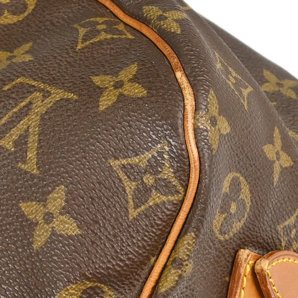 Louis Vuitton Saumur Monogram Canvas Brown Canvas Shoulder Bag Bag (Pre-Owned)